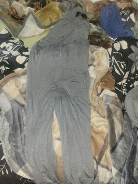 Gray Sleeveless Jumpsuit